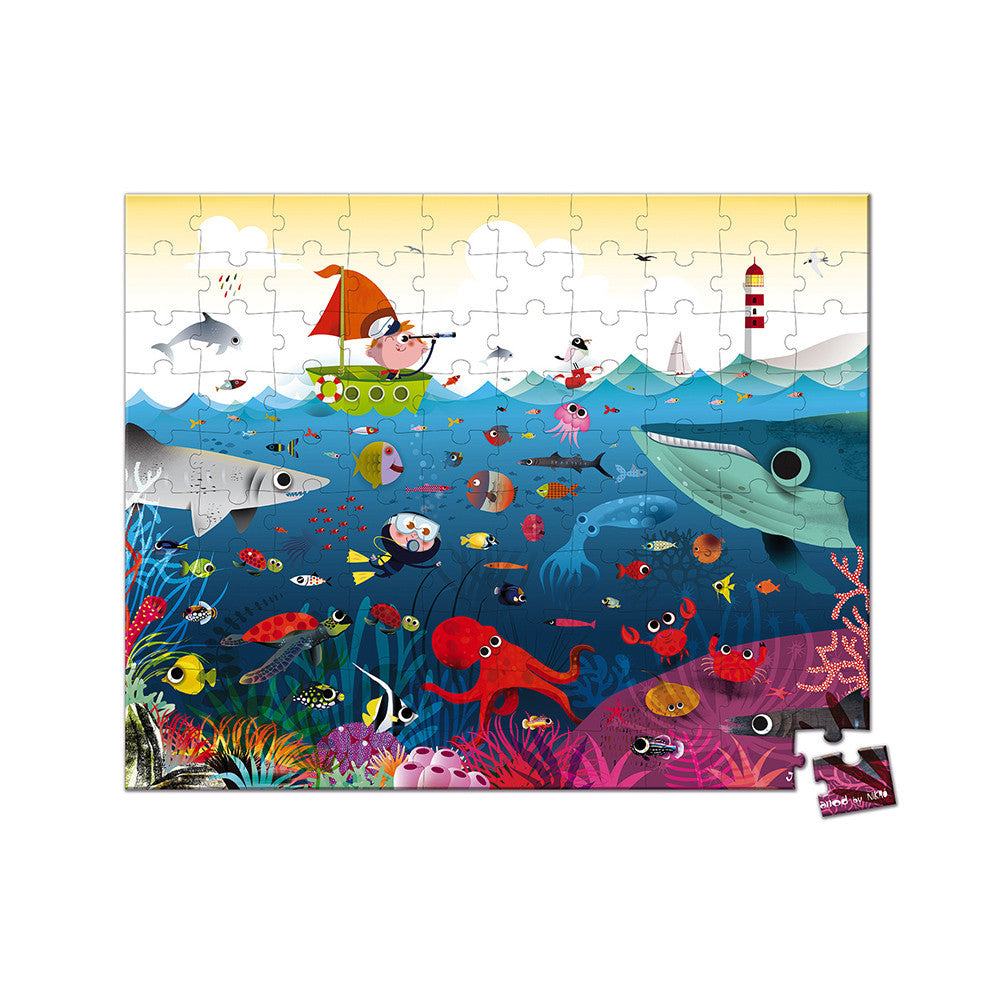Puzzle Janod Sottomarino 100 pz. 02947 +6 anni