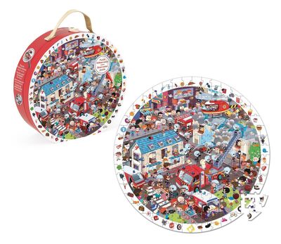 Puzzle Janod  "Vigli del fuoco" - 02793 -6-9 anni