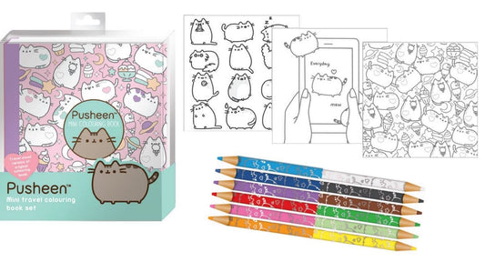 Quaderno da viaggio con colori Pusheen PUSW2603