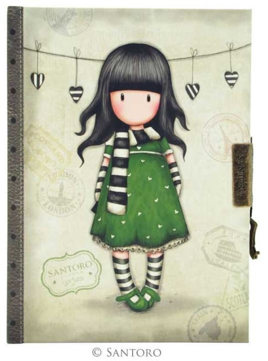 Quaderno Segreto Gorjuss Lockable Journal The Scarf - 577GJ08