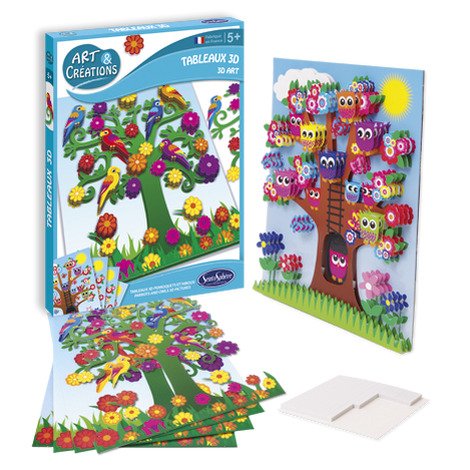 Tableaux 3D "L'albero dei volatili"- 2020- 5- 99 anni