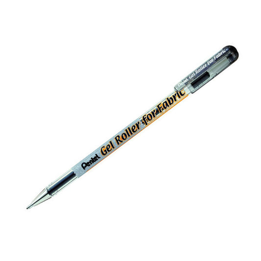 Roller GEL per TESSUTI inchiostro Permanente NERO PENTEL