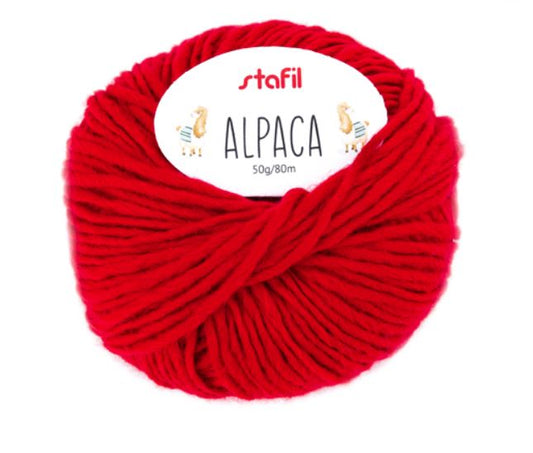 Lana Alpaca 50 gr rosso