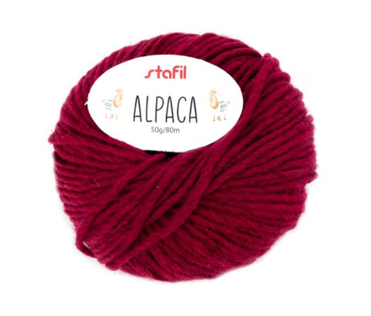 Lana Alpaca 50 gr rosso vino