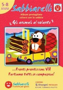 Sabbiarelli Album Gli animali al volante 100AL0542