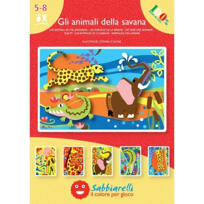 Sabbiarelli Album Gli Animali della Savana 100AL0536
