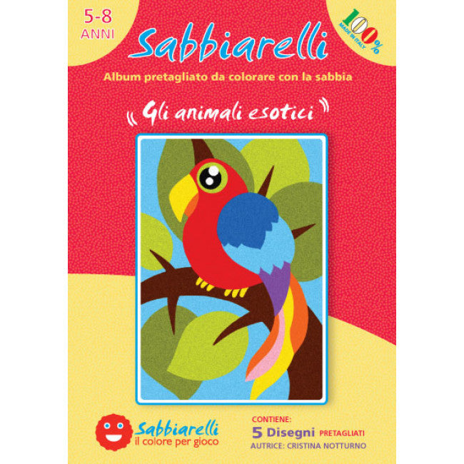 Sabbiarelli Album Gli Animali Esotici 100AL0512