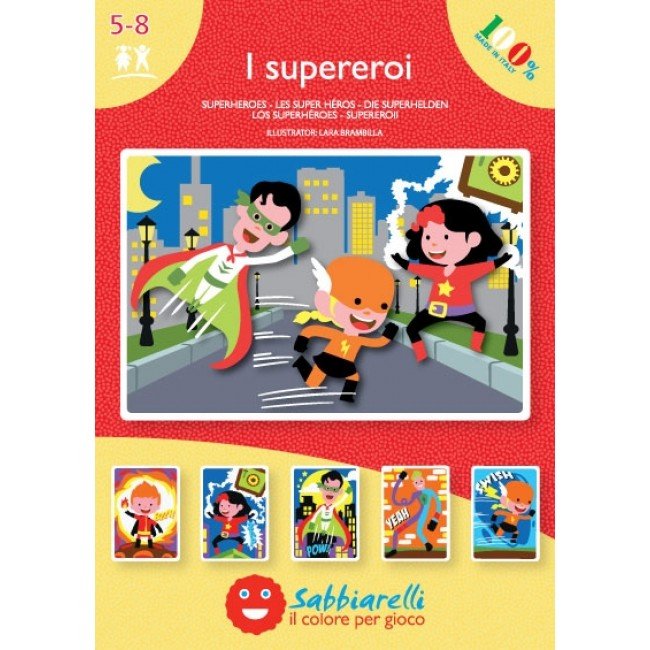Sabbiarelli Album I supereroi 100AL0561