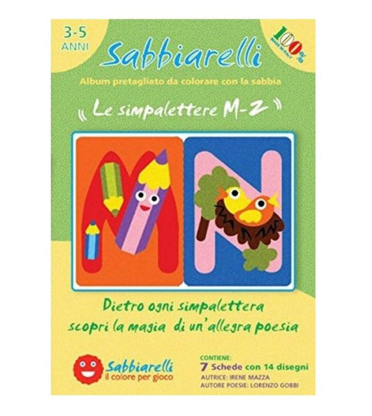 Sabbiarelli Album Le simpalettere M-Z 100AL0546
