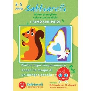 Sabbiarelli Album Le simpanumeri 100AL0539