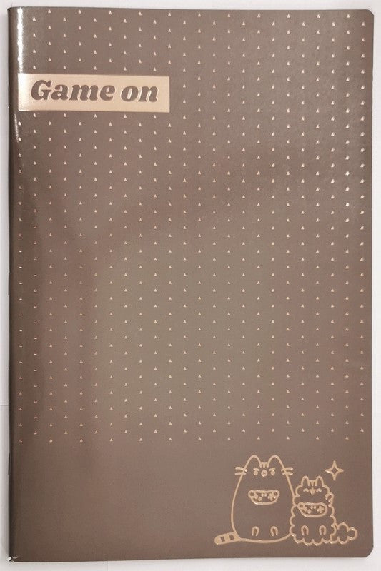 Set 2 quaderni QUADRETTI con bordi Pusheen Sparlkling Gold