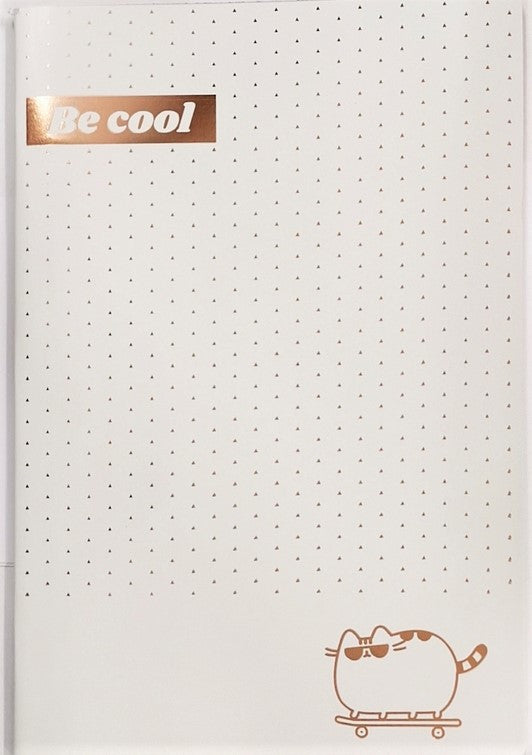 Set 2 quaderni QUADRETTI con bordi Pusheen Sparlkling Gold