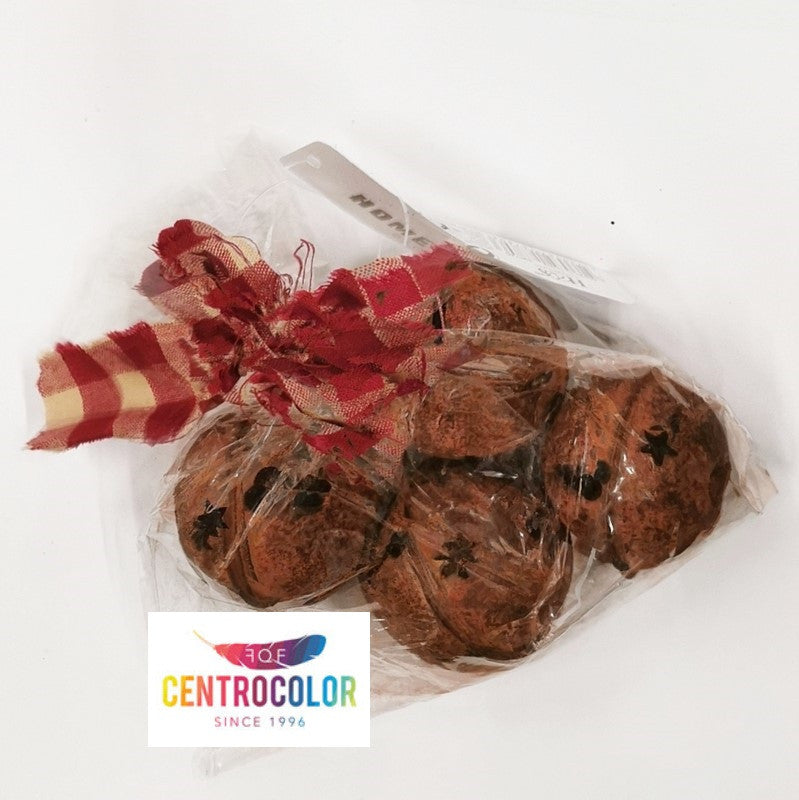 Set 4 Campanelli colore Ruggine 50 mm