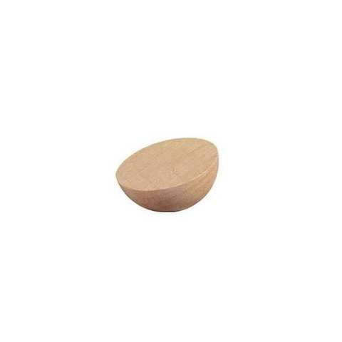 Set da 12 mezza palla di legno cm 3