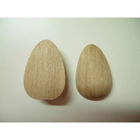 Set da 12 mezzo  uovo cm 3,5x2,3