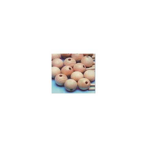Set da 12 palline legno cm   2