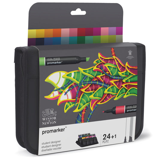 Set Promarker student designer 24+1 pennarelli Winsor & Newton