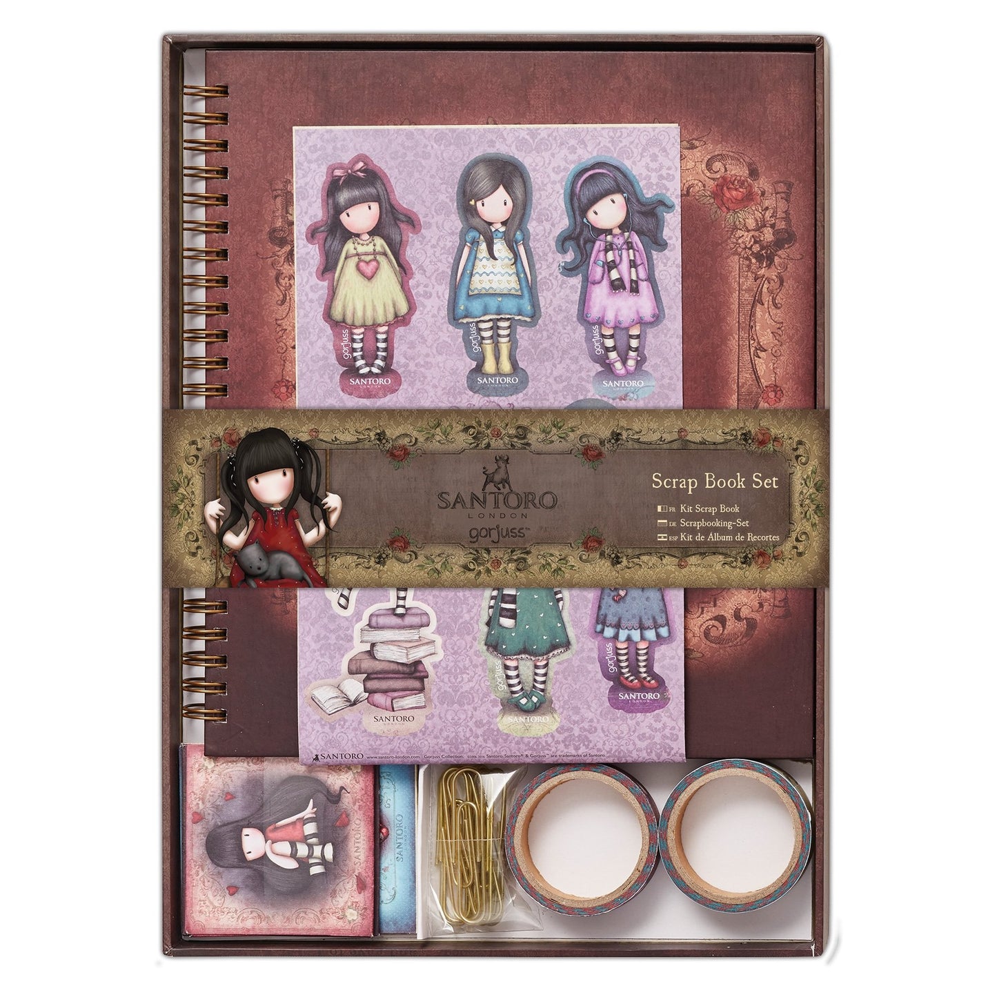 Set Scrap Book Gorjuss Santoro - GOR 105104