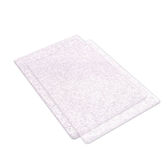 Sizzix Accessory -  Pads, Standard 1 paio trasparente coi glitter argento 662141