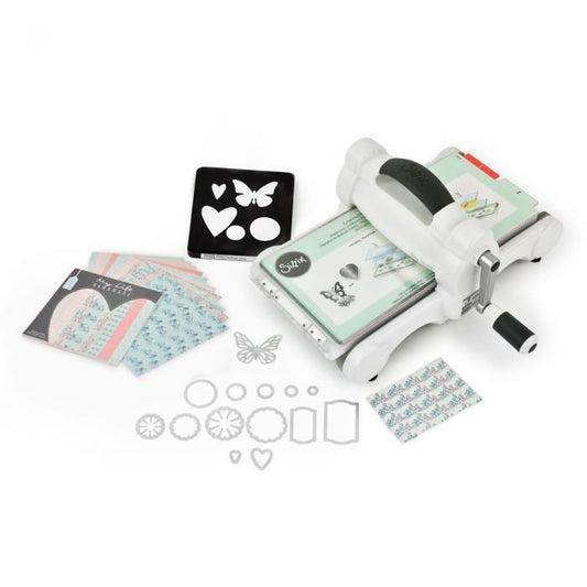 Sizzix Big Shot in Starter Kit con carta stoffa e fustelle 661545