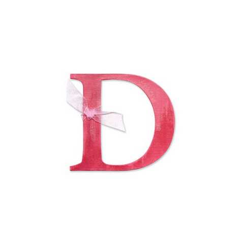 Sizzix Bigz Alphabet Uppercase Die - Sassy Serif Letter "D" 654719