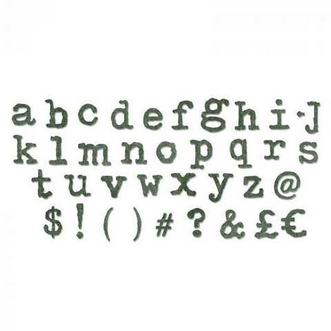 Sizzix Bigz XL Alphabet Die - Typo Lower 661176