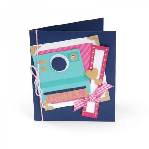 Sizzix Thinlits Die Set 16PK - Card, Instant Camera 660004