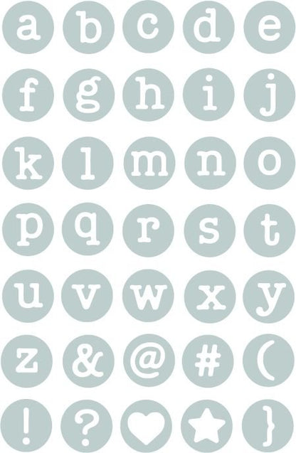 Sizzix Thinlits  35pezzi Alfabeto minuscolo  662520