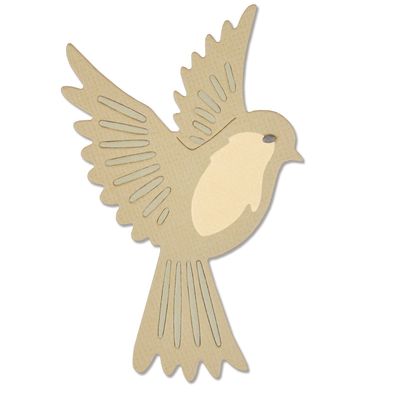 Sizzix Thinlits Die Set 3PK - Natural Bird-  661703- 660826
