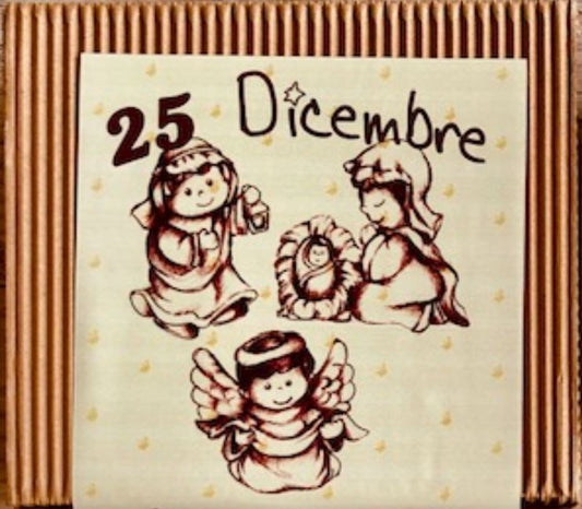 Stampo in silicone 25 DICEMBRE Natività ed Angelo