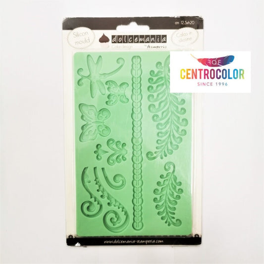 Stampo in silicone 12,5 X 20 cm Cake Design QDC119