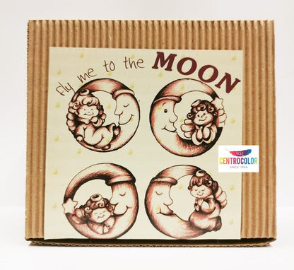 Stampo in silicone FLY TO THE MOON
