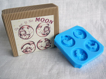 Stampo in silicone FLY TO THE MOON