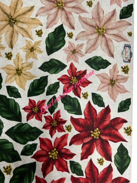 Stella natalosa con glitter 60x90 circa