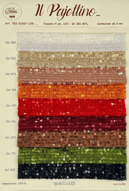 Tessuto Pajettino 50x70 circa
