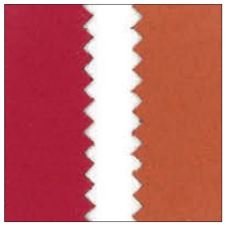 Tessuto Similpelle Camosciato 50x70cm - Rosso/Arancio  240068-05