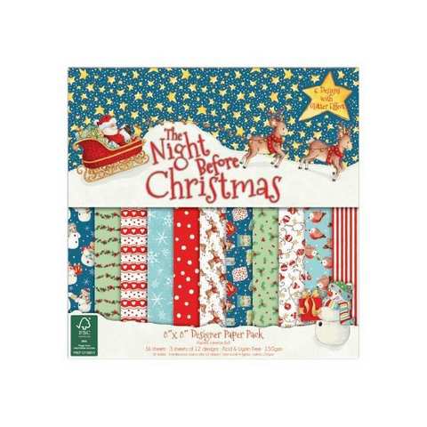 The Night Before Christmas HCPAP002X15 20x20 cm (8"x8")