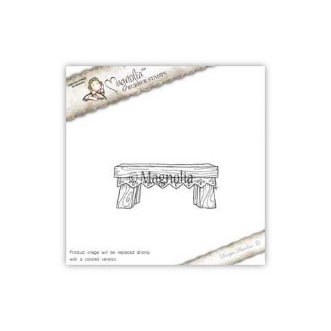 Timbro Magnolia Panca Natalizia in pizzo AH-16 Christmas Lace Bench