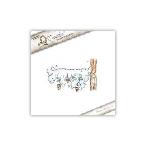 Timbro Magnolia Ramo nevoso WFC-14 Snowy Branch (w)