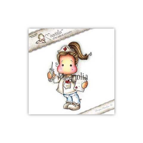 Timbro Magnolia Tilda infermiera WM-16 Heart Nurse Tilda