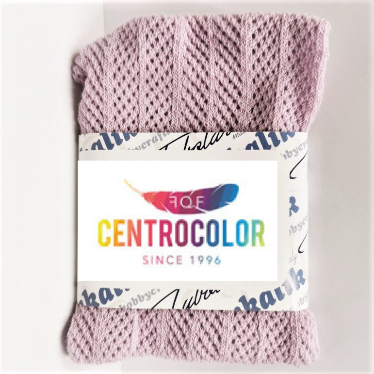 Tubolare Elasticizzato in pizzo Barre' Lilla 50 cm