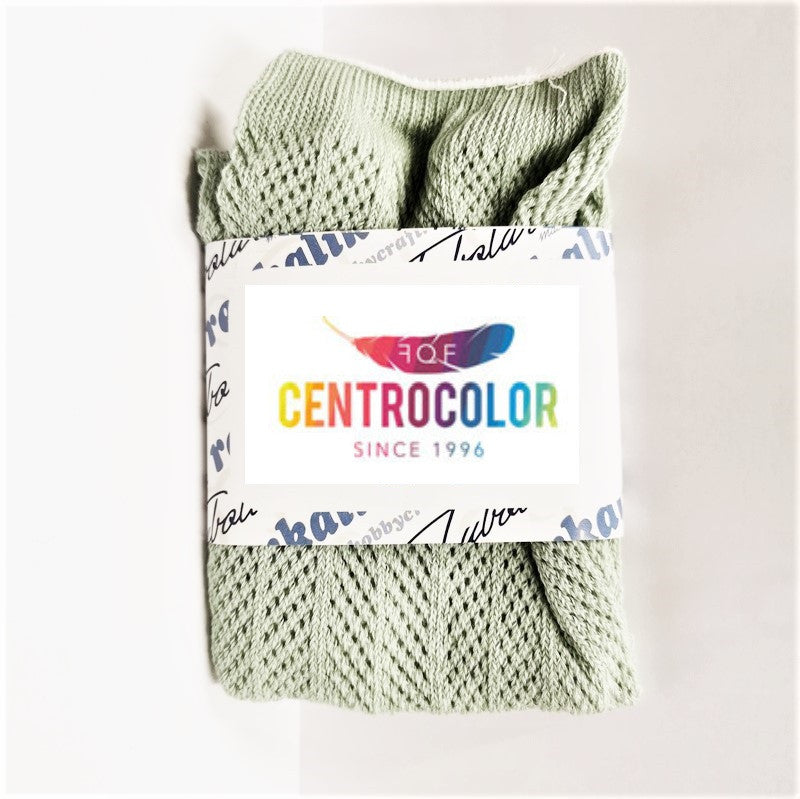 Tubolare Elasticizzato in pizzo Barre' Salvia 50 cm