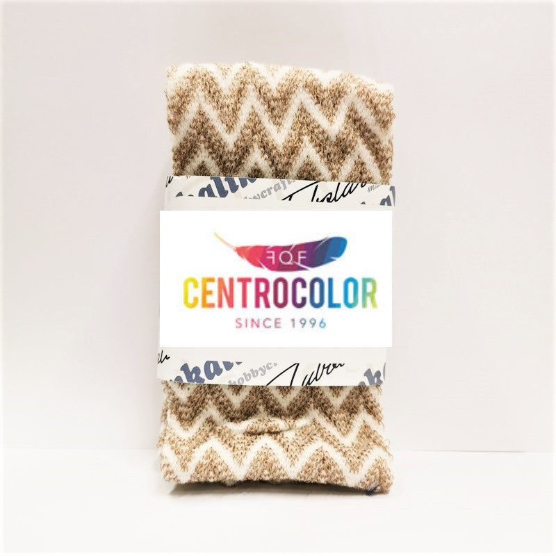 Tubolare Elasticizzato Twill Corda e Latte 50 cm