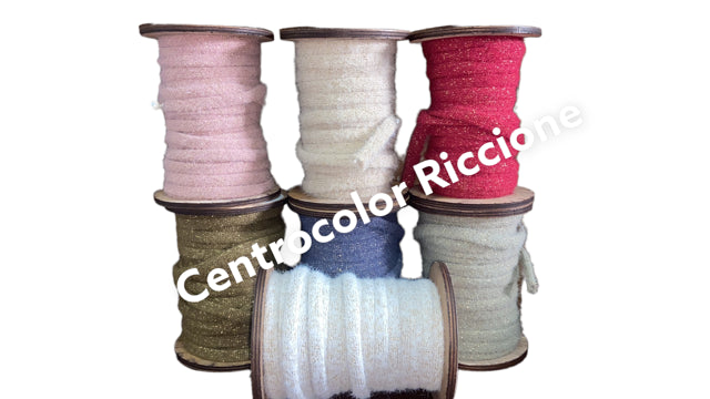 Tubolare lurex peluches 1cm al metro