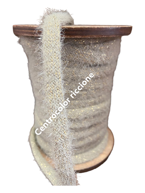 Tubolare lurex peluches 1cm al metro