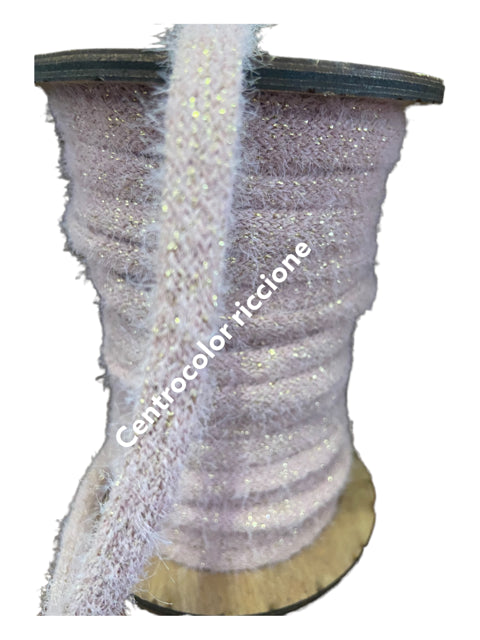 Tubolare lurex peluches 1cm al metro