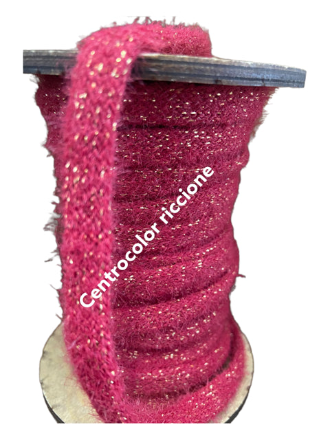 Tubolare lurex peluches 1cm al metro