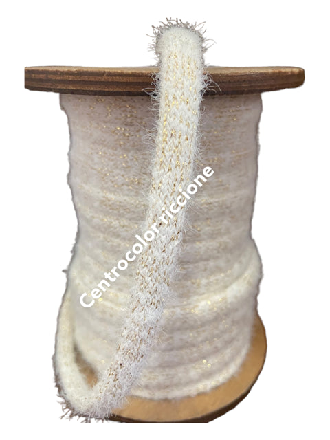 Tubolare lurex peluches 1cm al metro