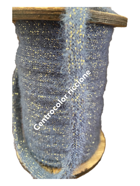 Tubolare lurex peluches 1cm al metro