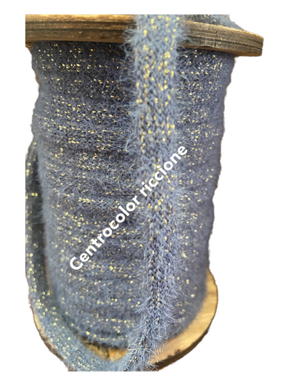 Tubolare lurex peluches 1cm al metro